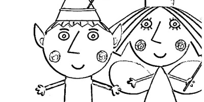 Ben Holly Coloring Pages
