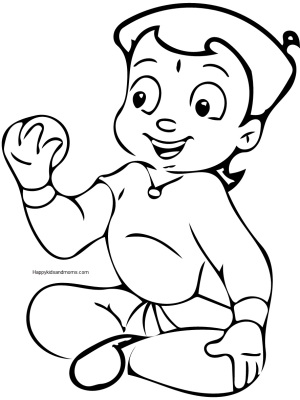Chota Bheem Coloring Pages
