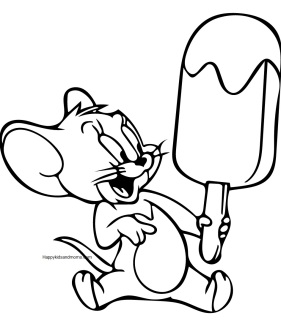 Tom and Jerry Coloring Pages